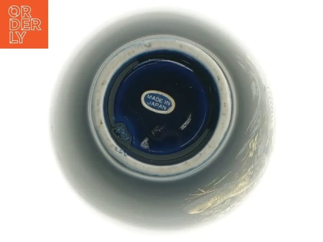 Billede 3 - Japansk vase med fuglemotiv (str. 16 cm)