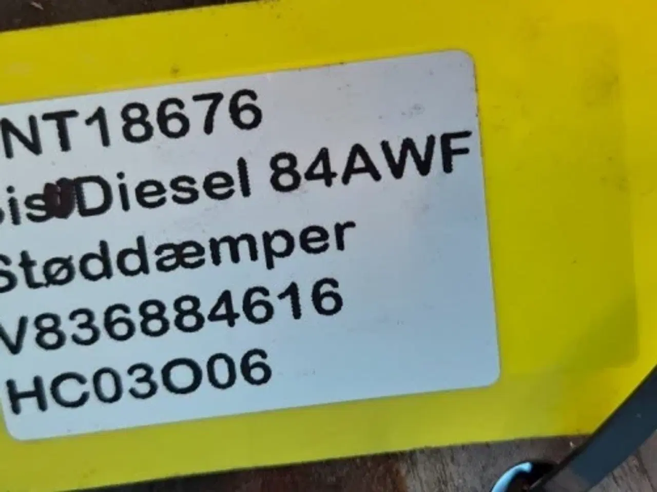 Billede 14 - SisiDiesel 84AWF Støddæmper V836884616