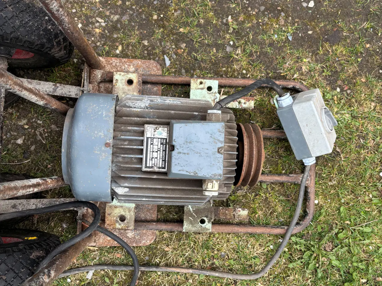 Billede 2 - Elmotor på 4,5 hk fra højtryksrenser