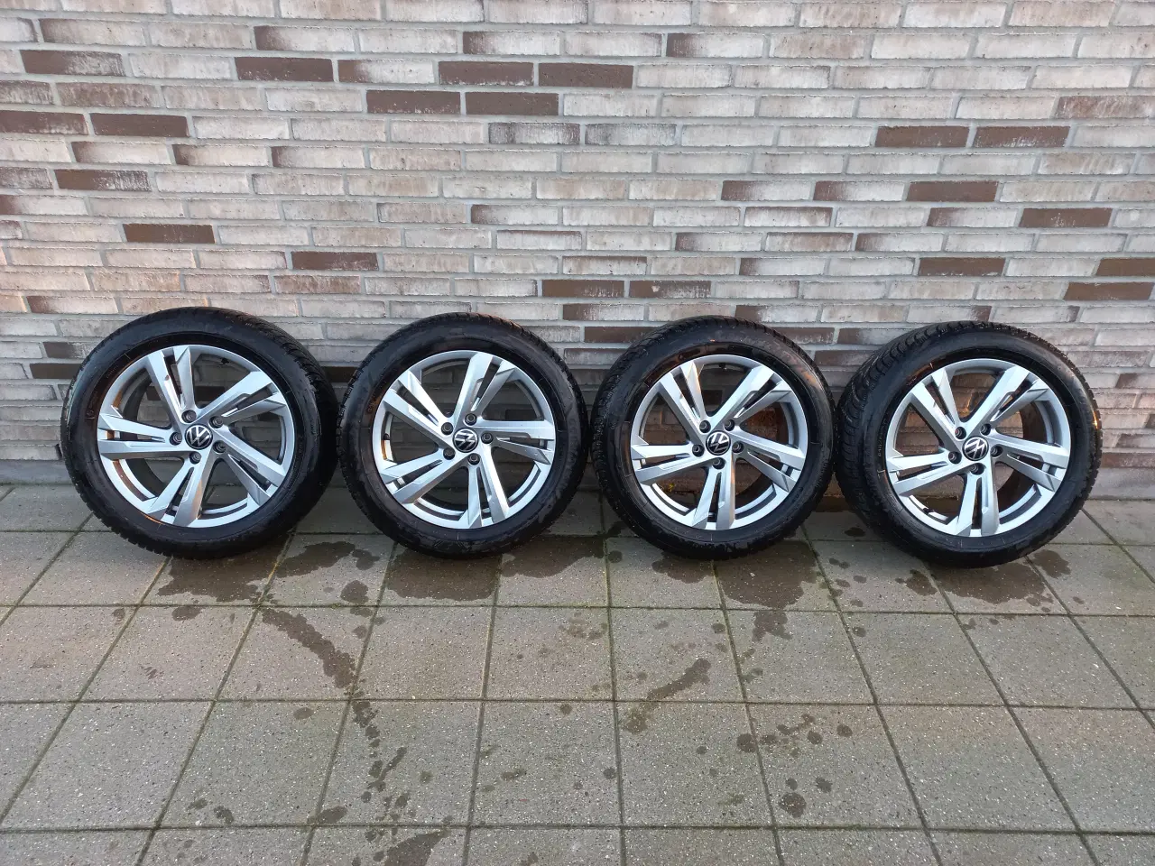 Billede 6 - Originale VW alufælge 5 x 112 m Goodyear Vinterdæ 