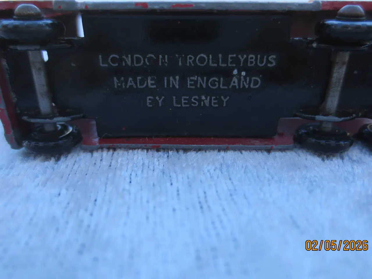 Billede 3 - 1 stk Modelbil London Trolley Bus
