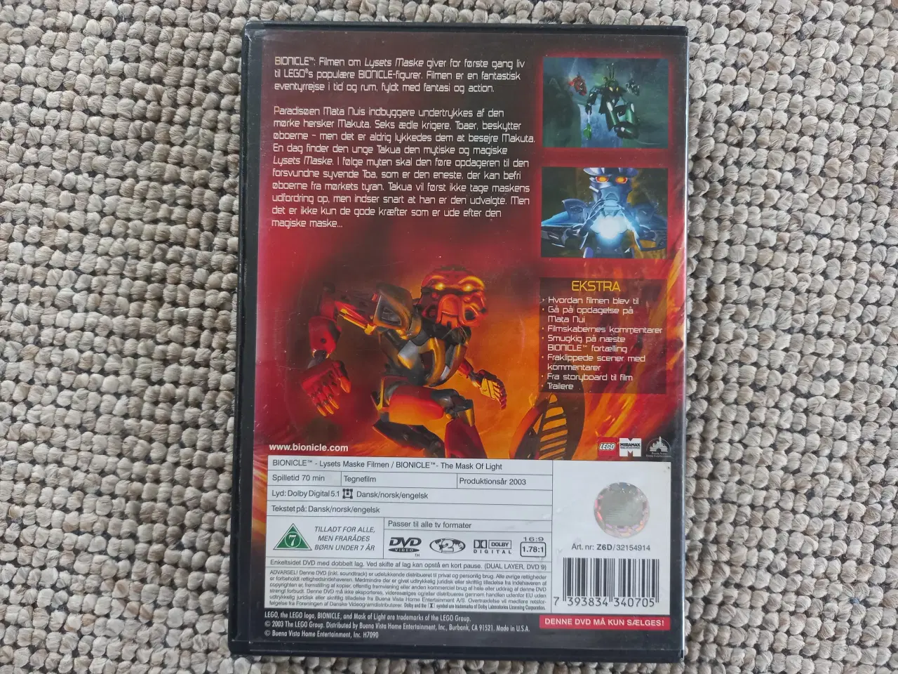 Billede 2 - Lego Bionicle Lysets maske Filmen