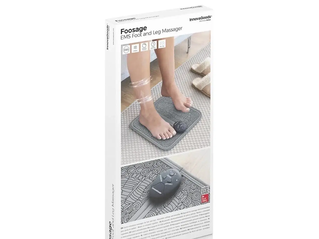 Billede 2 - Elektrostimulerende fod og ben massager Foosage InnovaGoods