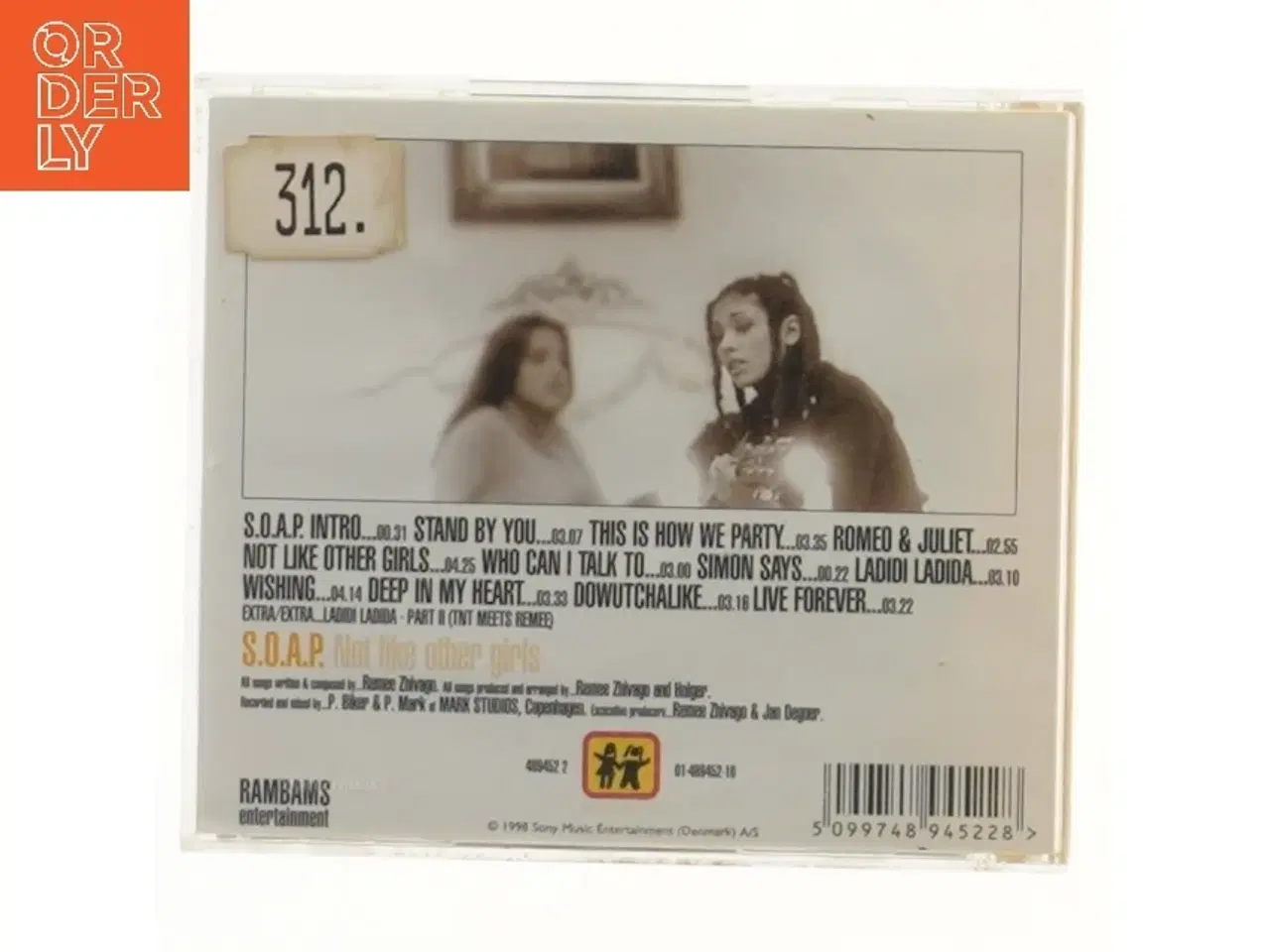 Billede 2 - S.O.A.P. CD - Not Like Other Girls