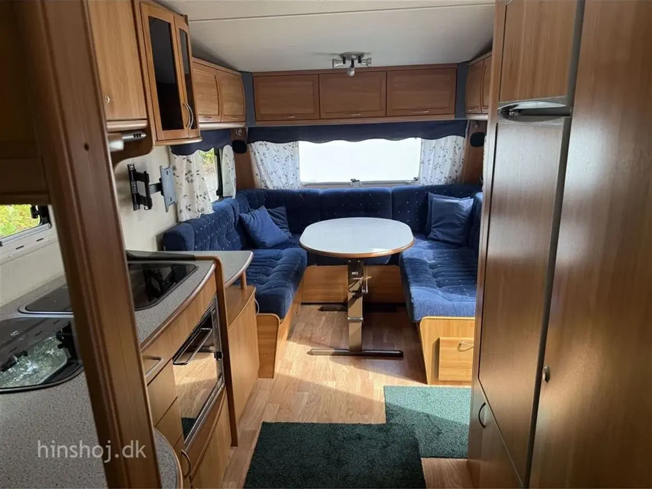 Billede 7 - 2004 - Polar   Fin ældre vintervogn med bla mover og fortelt fra Hinshøj Caravan A/S.