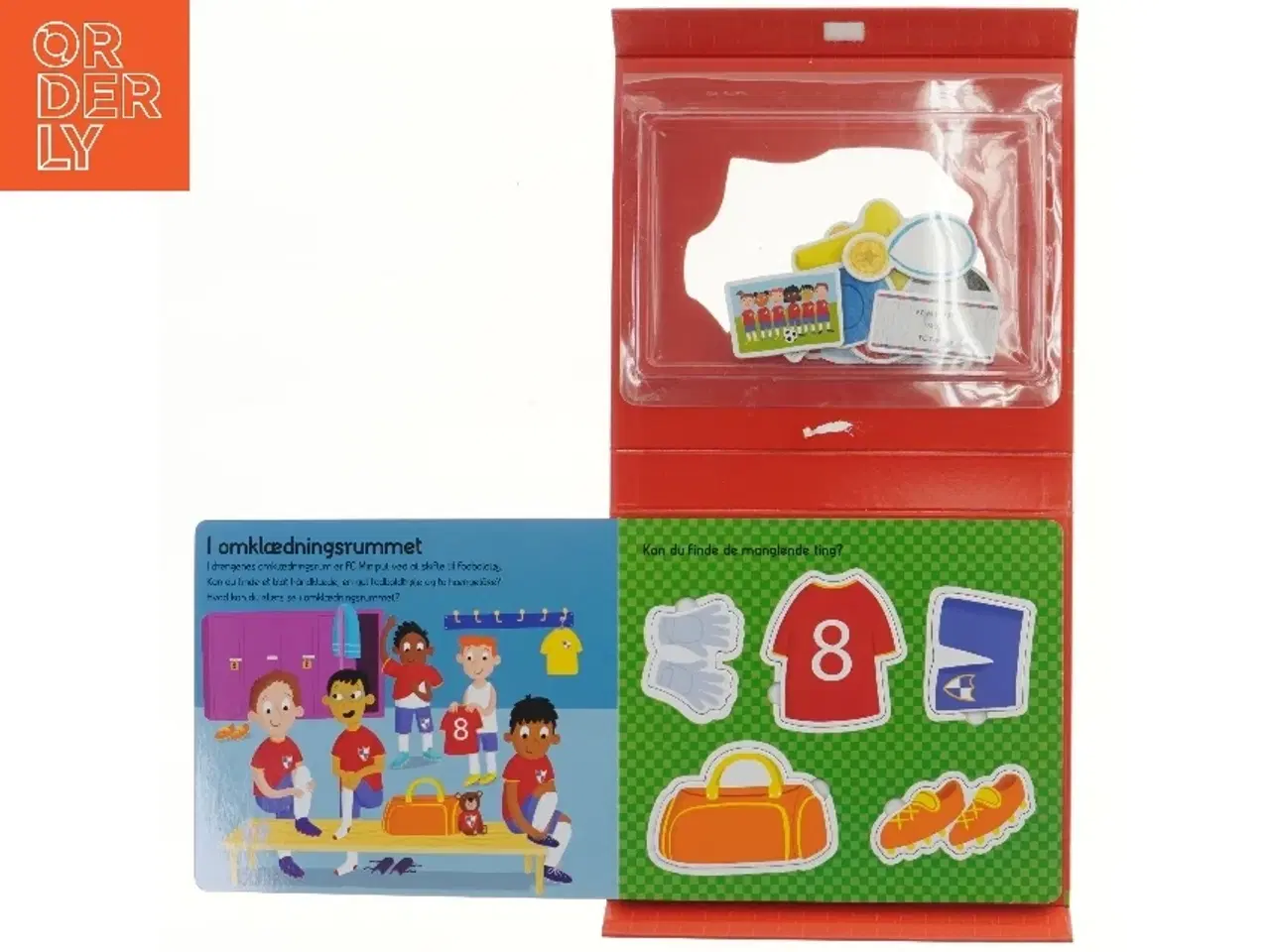 Billede 3 - Skal vi lege: Fodbold bog og puslespil (str. 28x24 cm)