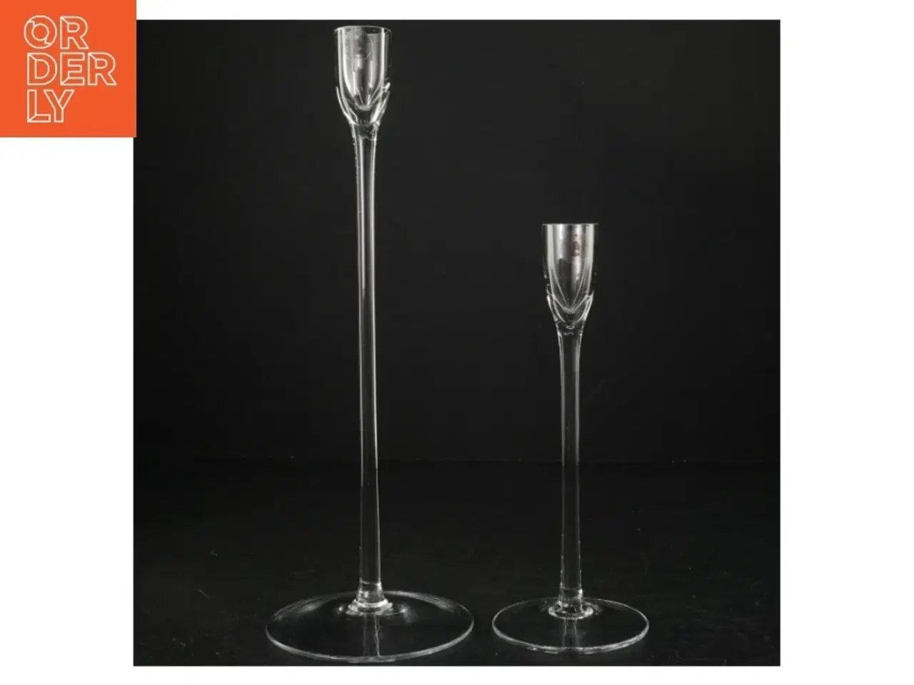Billede 1 - Lysestager (str. 30 og 20 cm. 3 cm i diameter)