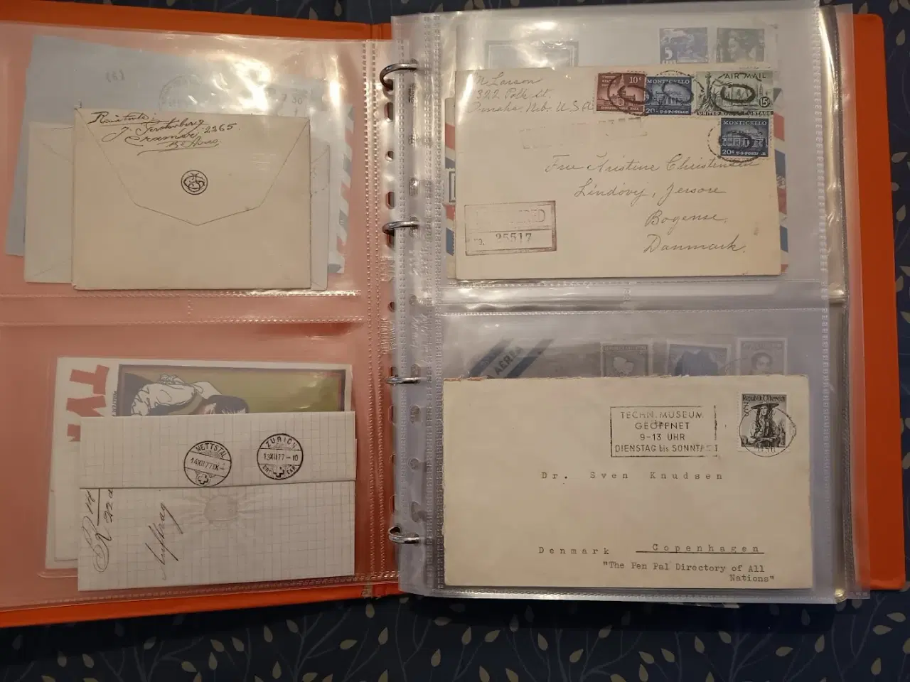 Billede 1 - Mappe med gamle breve