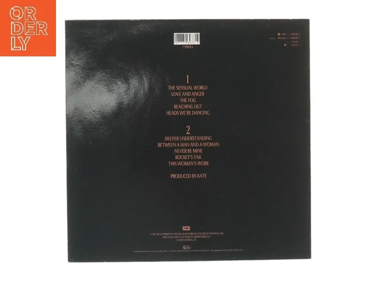 Billede 2 - Kate Bush - The Sensual World album fra EMI