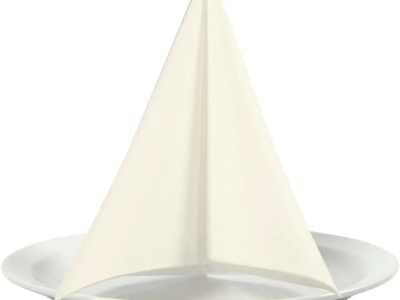 Billede 1 - Servietter, str. 40x40 cm, 60 g, råhvid, 20stk./ 1 pk.