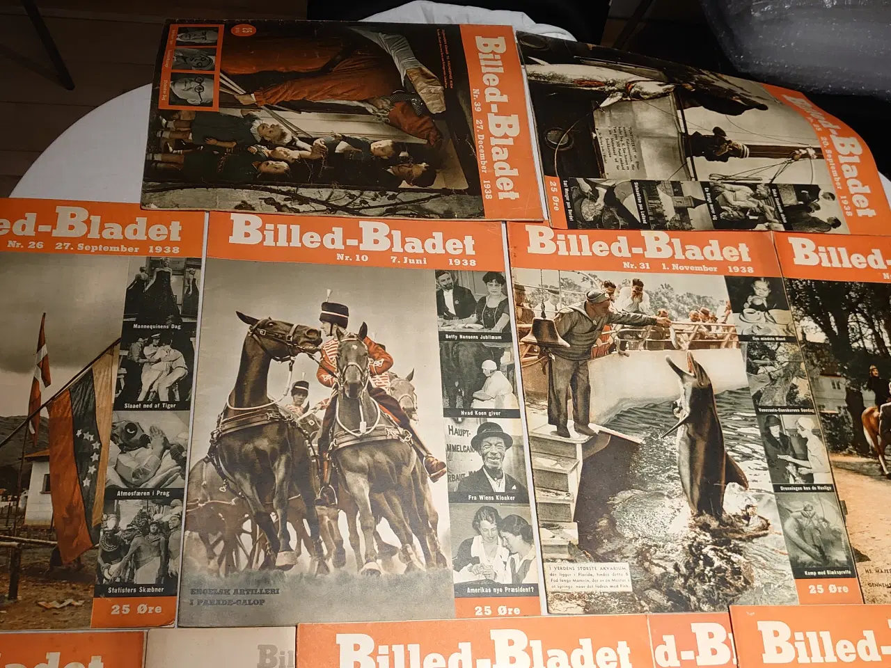 Billede 2 - 20 stk Billed-Bladet. 1.årgang 1938. Pæn stand.