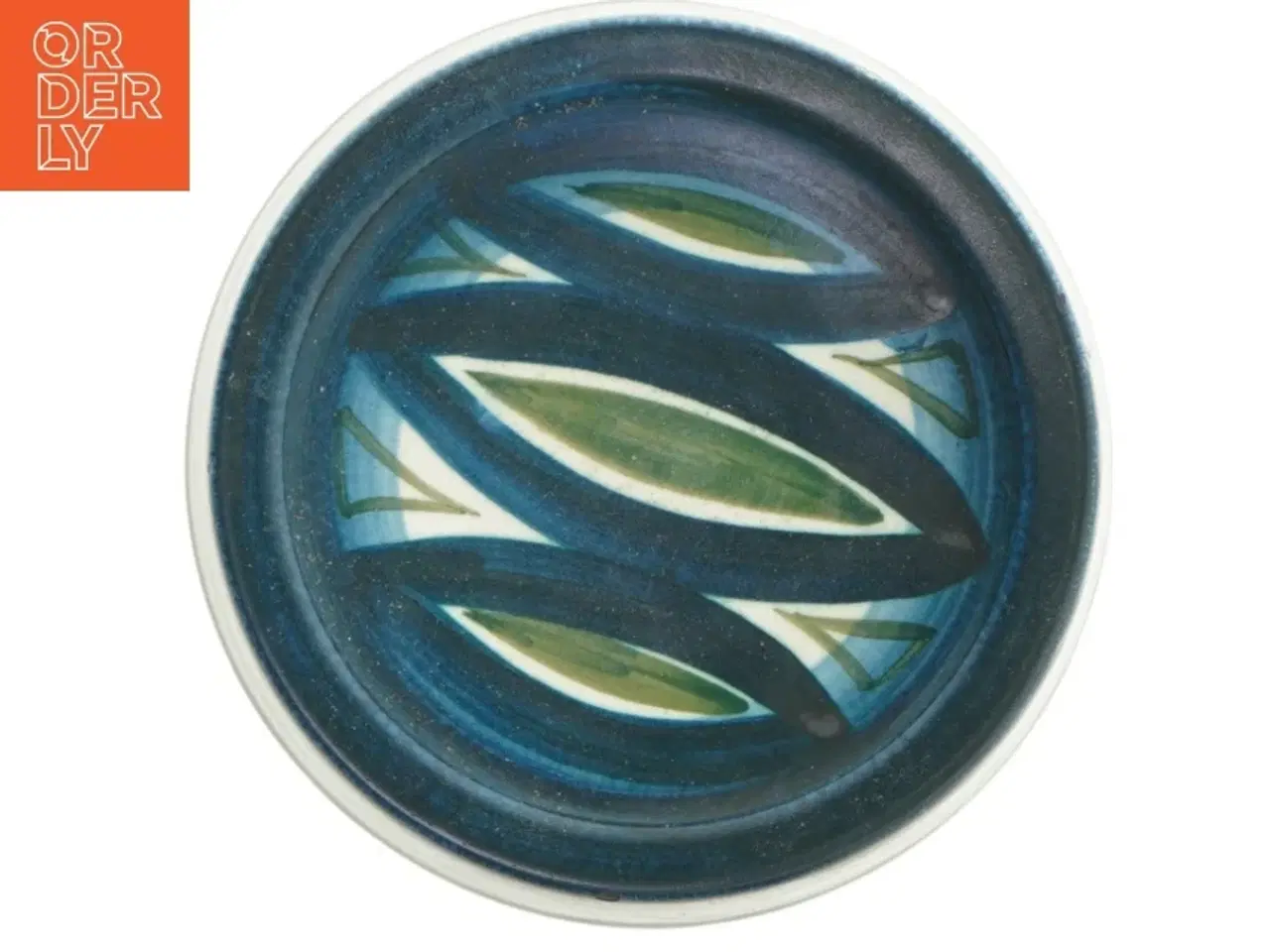 Billede 1 - Keramisk tallerken fra Knabstrup (str. Ø 18 cm)