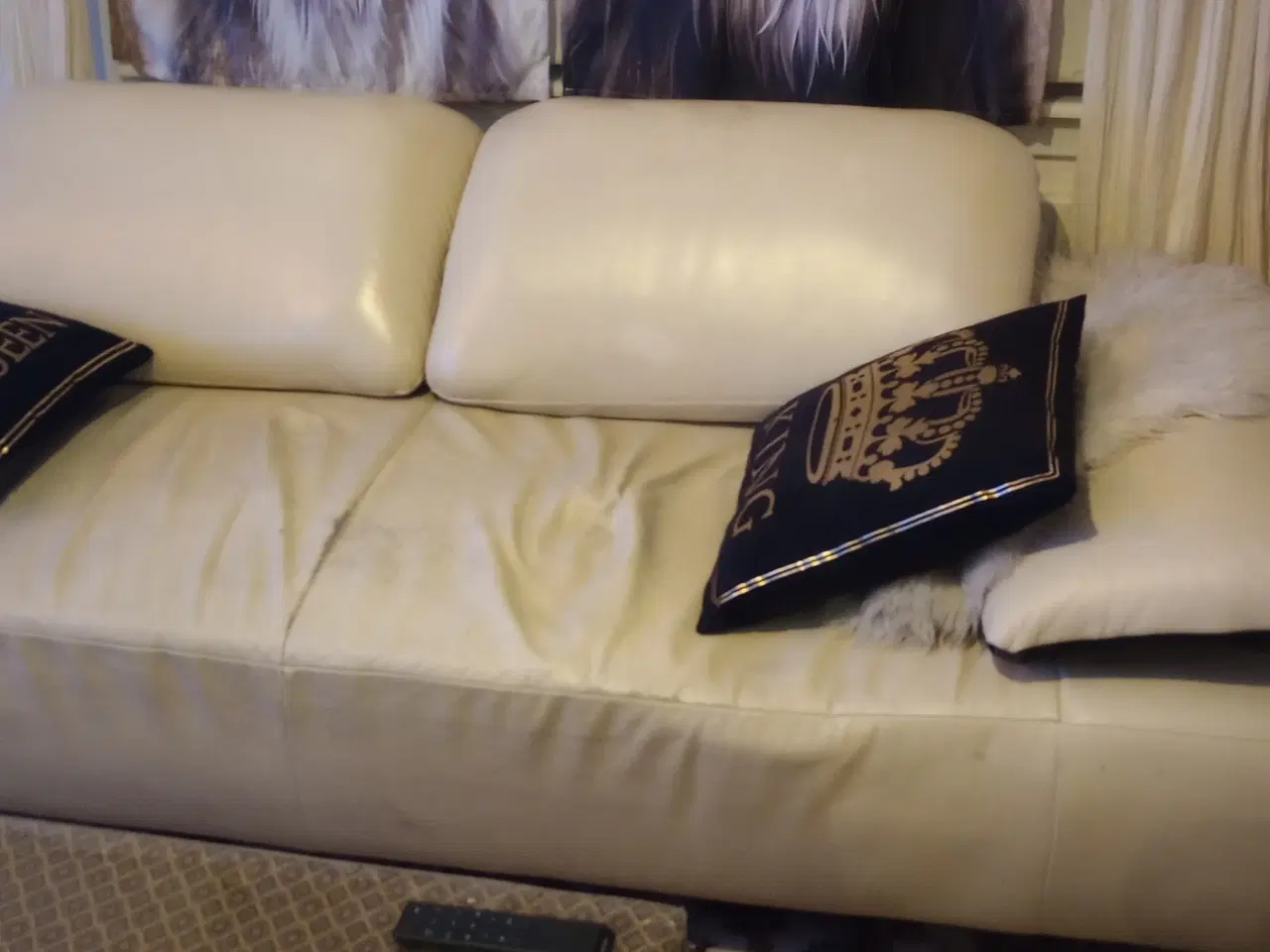 Billede 3 - Læder Sofagruppe 