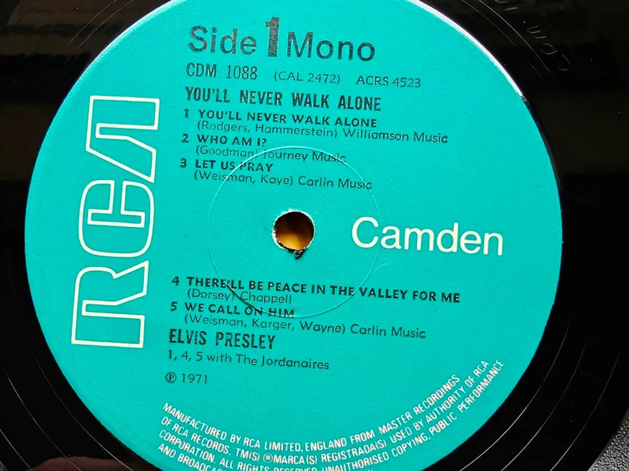 Billede 3 - LP, Elvis Presley – You'll Never Walk Alone