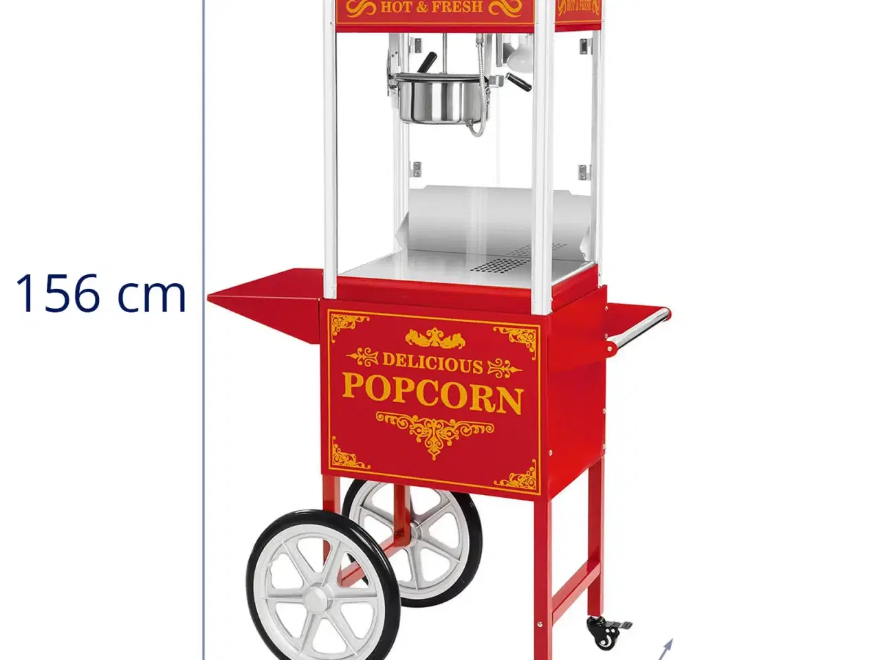 Billede 10 - Popcornmaskine med vogn 88 L – 1500 W