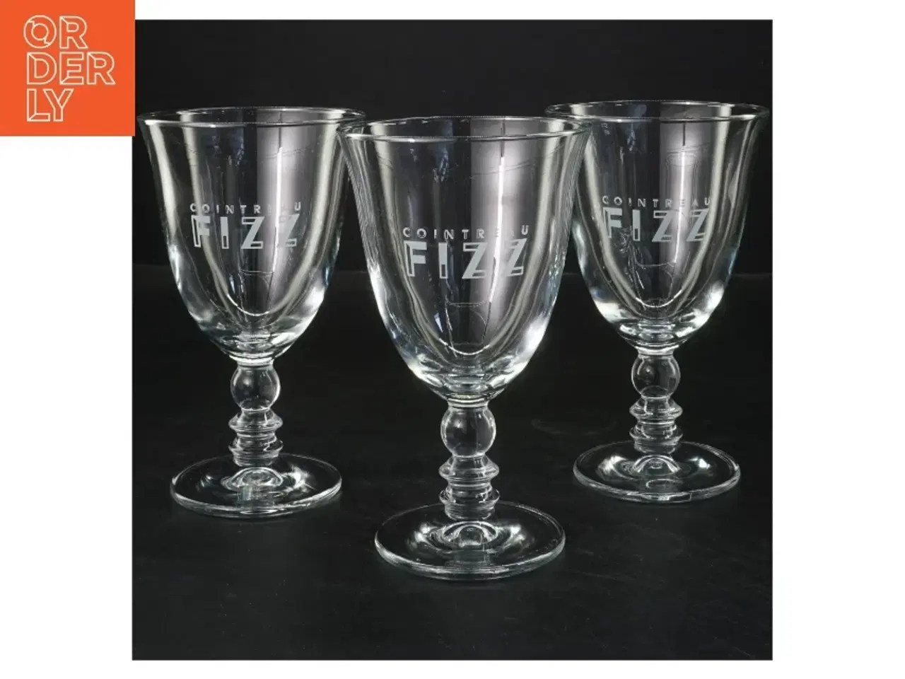 Billede 1 - Cointreau Fizz glas, sæt af 3 (str. 15,5x9 cm)