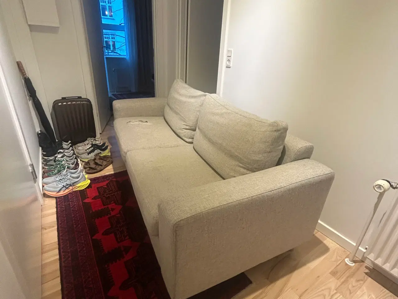 Billede 1 - Sofa i grå uld