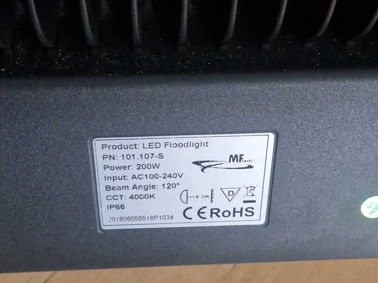 Billede 3 - Kraftig projektor/lampe