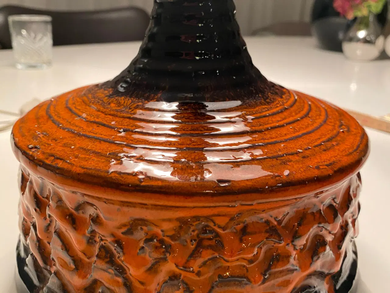 Billede 1 - Smuk keramik bordlampe