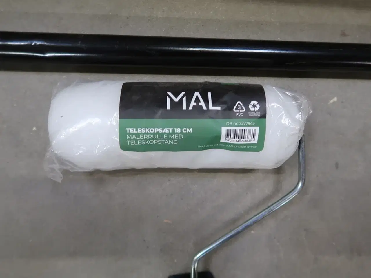 Billede 5 - 11 sæt MAL MALERRULLE MED TELESKOPSTANG 18 CM