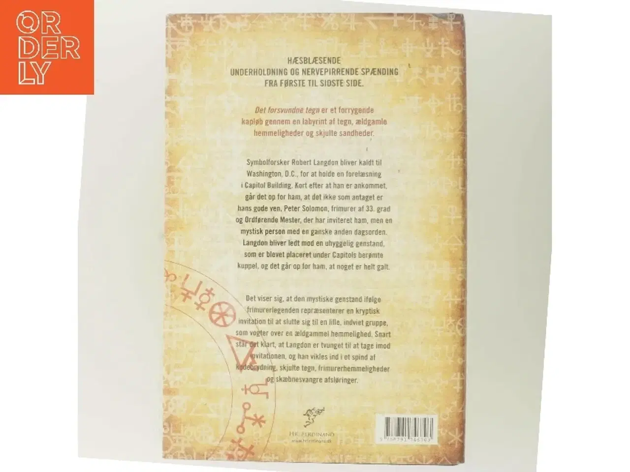 Billede 3 - Det forsvundne tegn af Dan Brown (Bog)