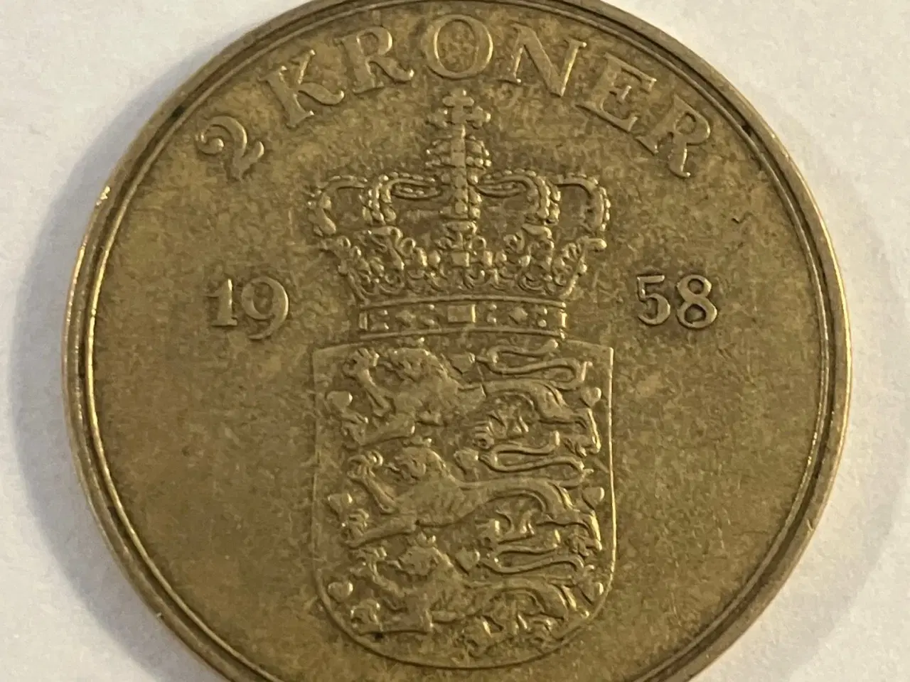 Billede 1 - 2 Kroner Danmark 1958