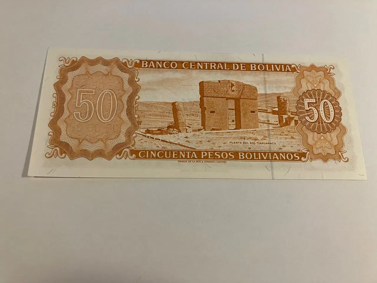 Billede 2 - 50 Pesos Bolivia 1962