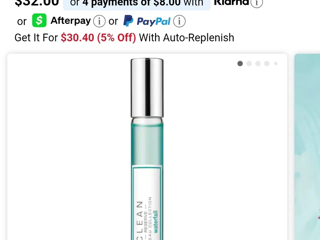 Billede 2 - CLEAN Reserve H2Eau Waterfall Eau De Parfum Roller