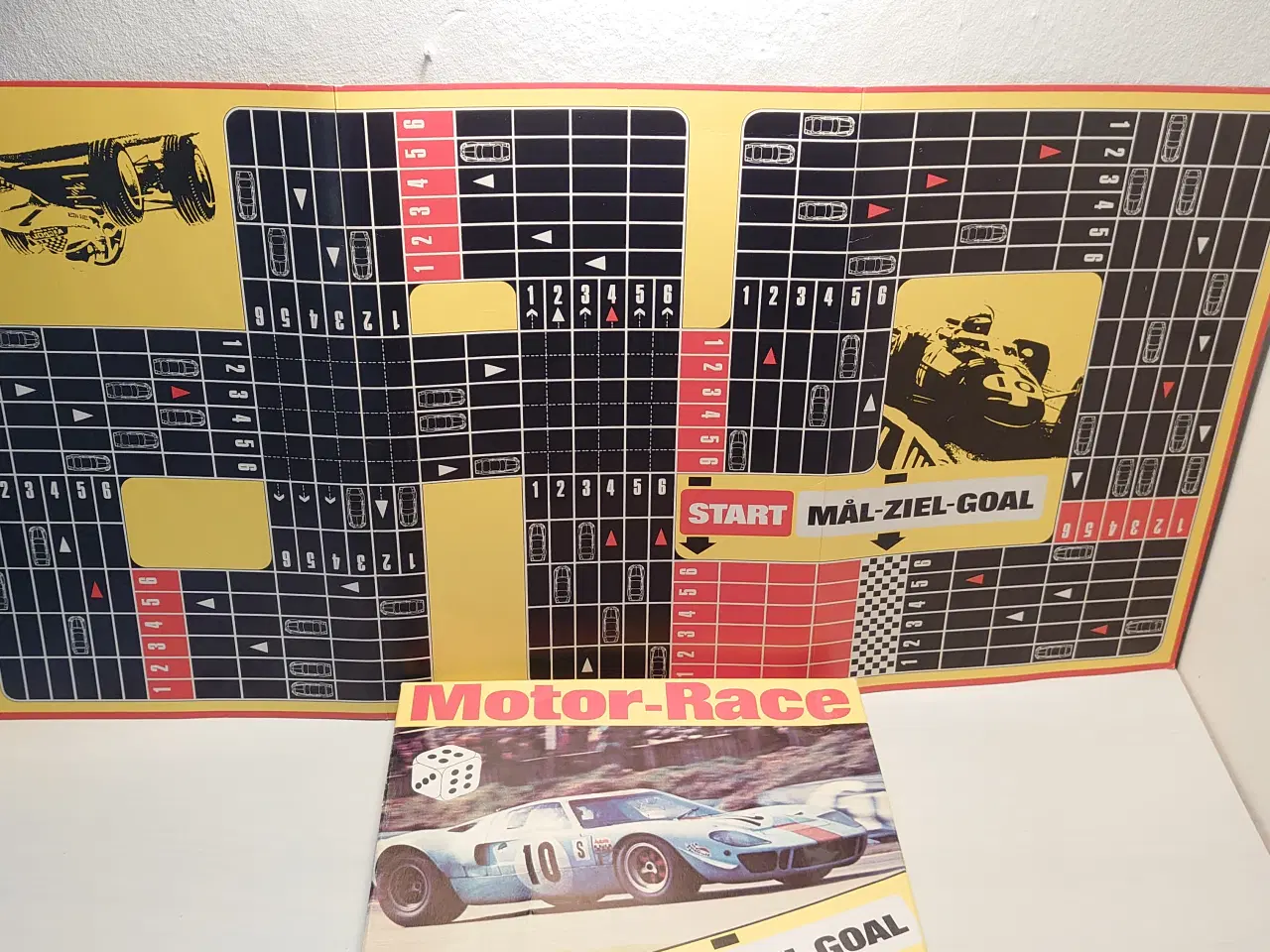 Billede 3 -  Motor-Race brætspil. Paletspil nr 4284. 1970´erne