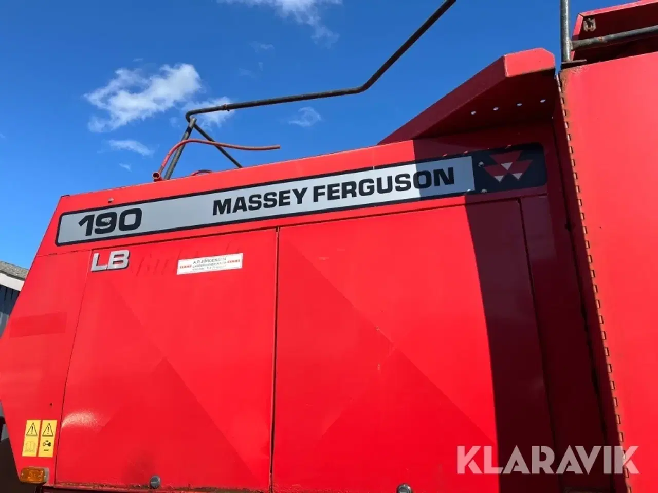 Billede 9 - Presser Massey Ferguson LB 190