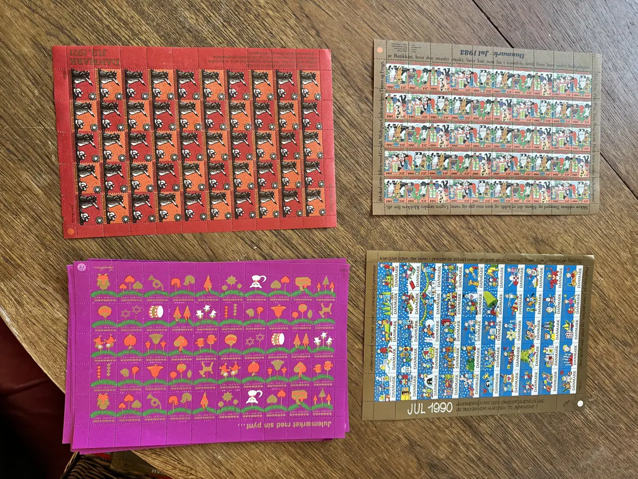 Billede 2 - Julemærke ark 15 forskellige 