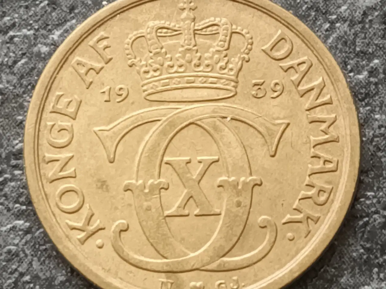 Billede 1 - ½ Kr 1939 i pæn kvalitet.