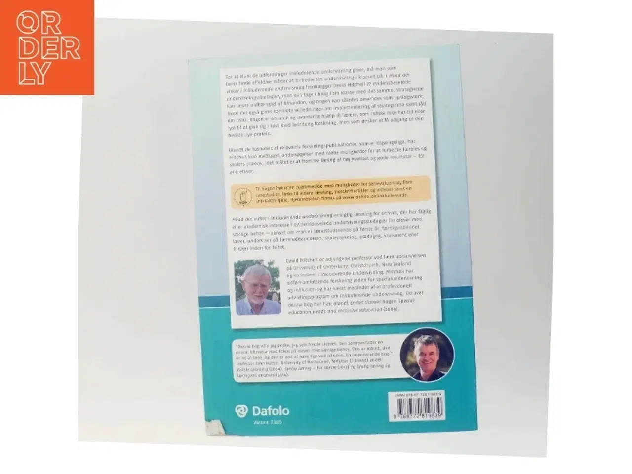 Billede 3 - Hvad der virker i inkluderende undervisning : evidensbaserede undervisningsstrategier af David Mitchell (f. 1938) (Bog)