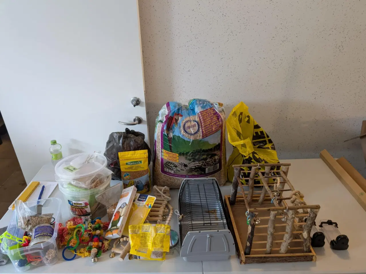 Billede 2 - Fuglebur med tilbehør