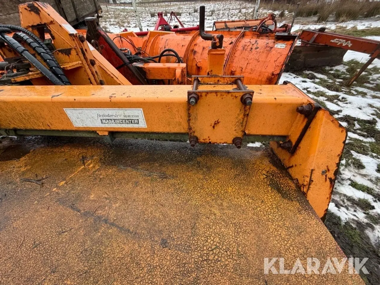 Billede 10 - Hydraulisk fejekost med oliepumpe Am Teho F21975