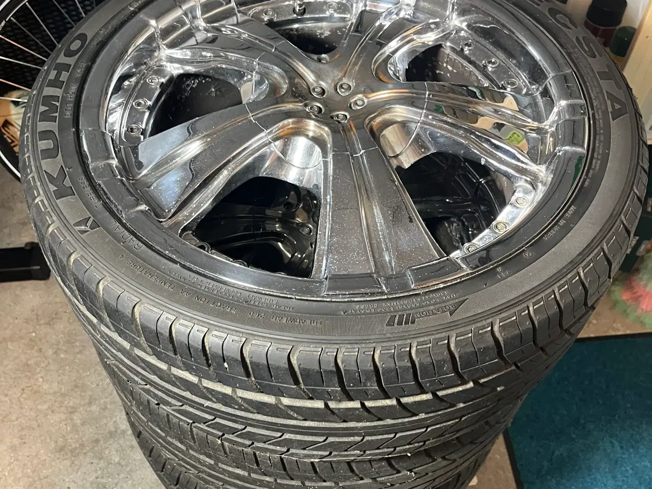 Billede 2 - 18” alufælge med dæk