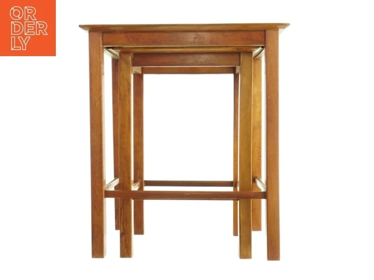 Billede 1 - 2 stk. 1960&#39;er Teak Træ indskuds bord (str. 43 x 30 x, 25,5 cm og 45 x 40,5 x 31 cm)
