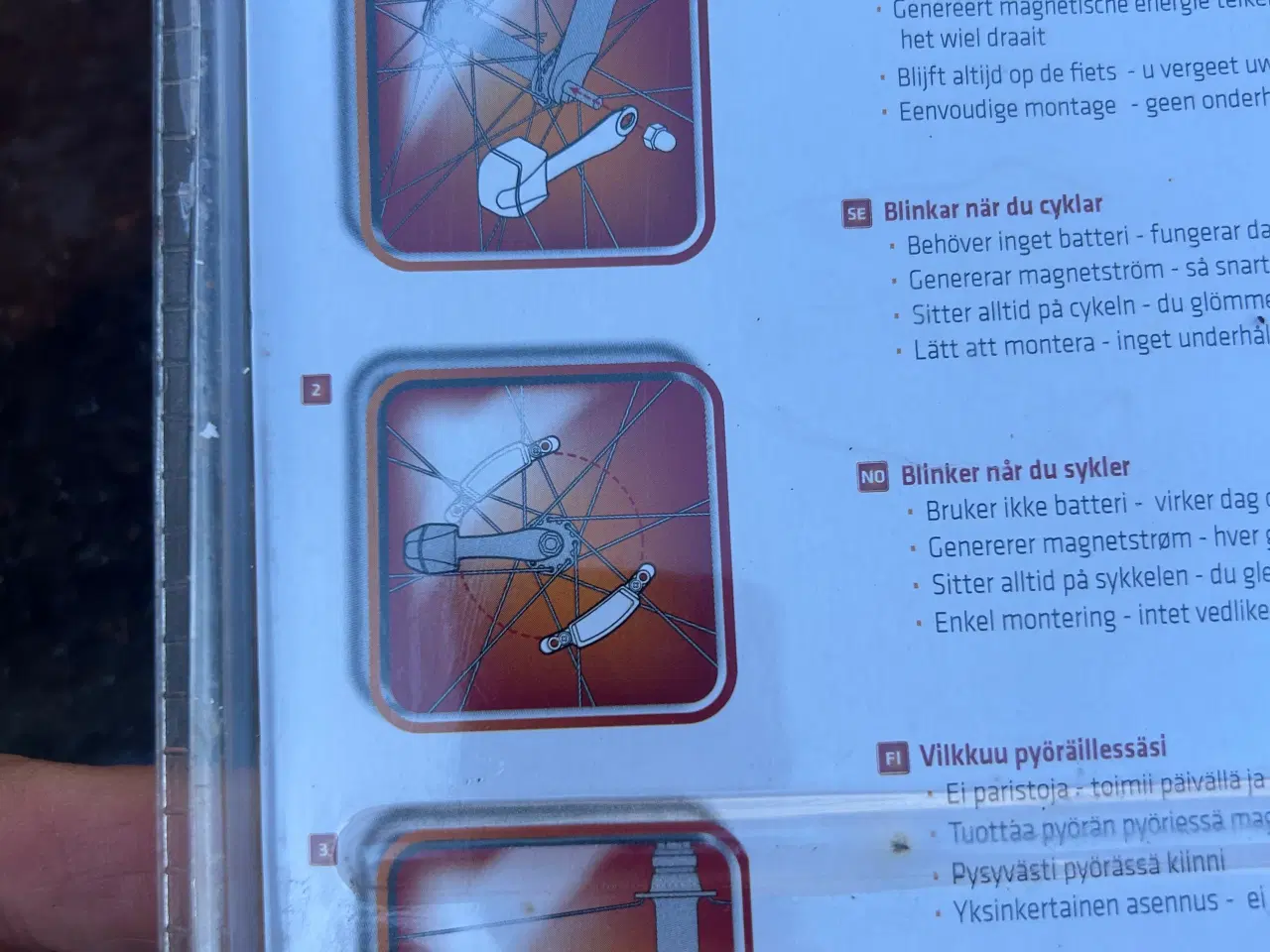 Billede 3 - Ny cykel magnet lygtesæt 