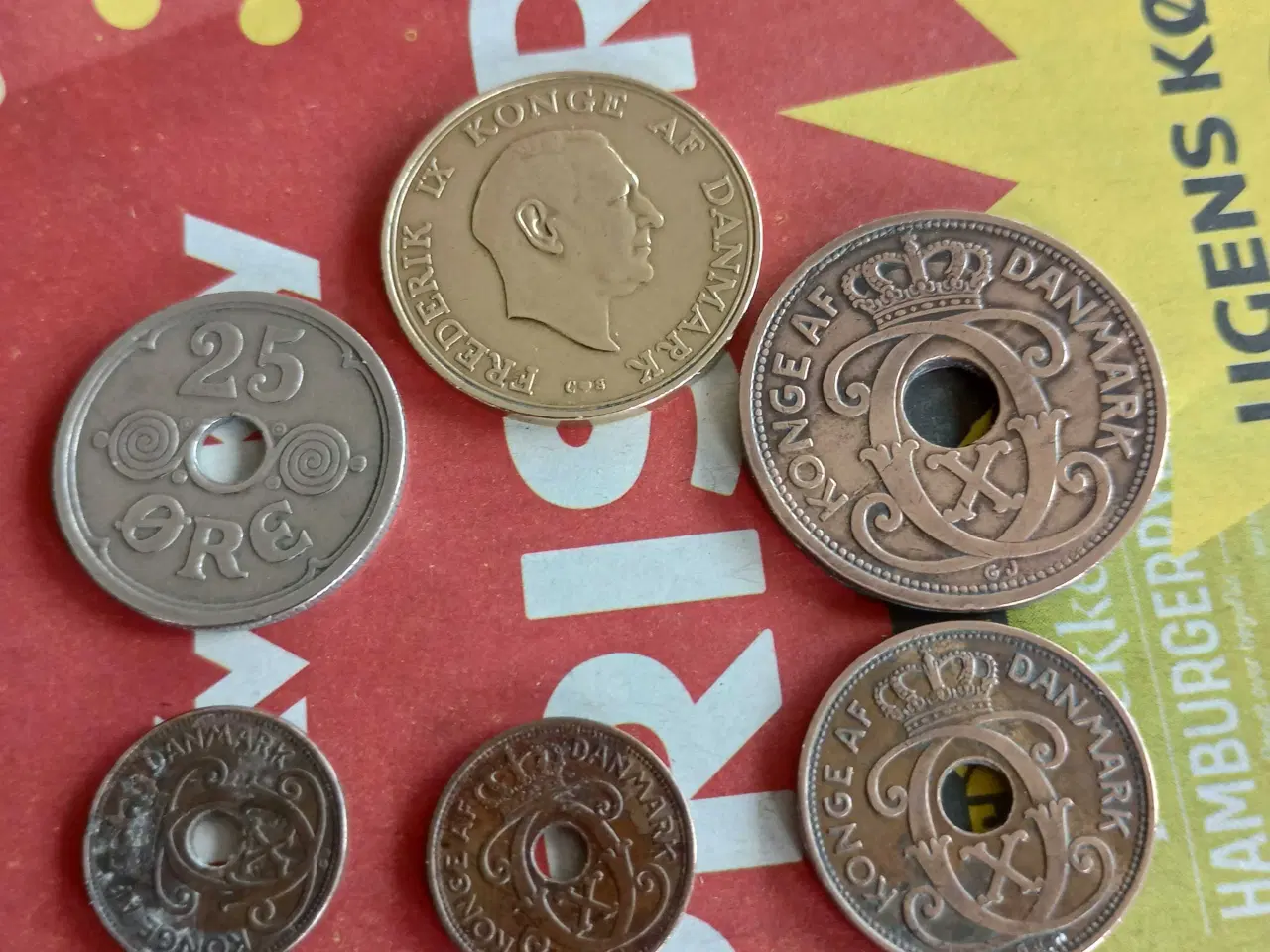 Billede 4 - Et lille lot danske mønter 
