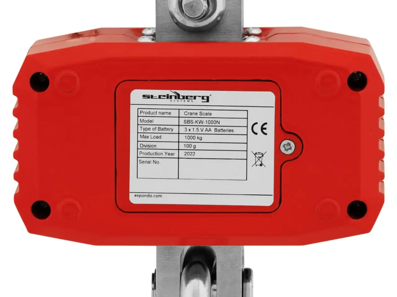 Billede 3 - Kranvægt – 1000 kg / 0,1 kg – LCD – digital