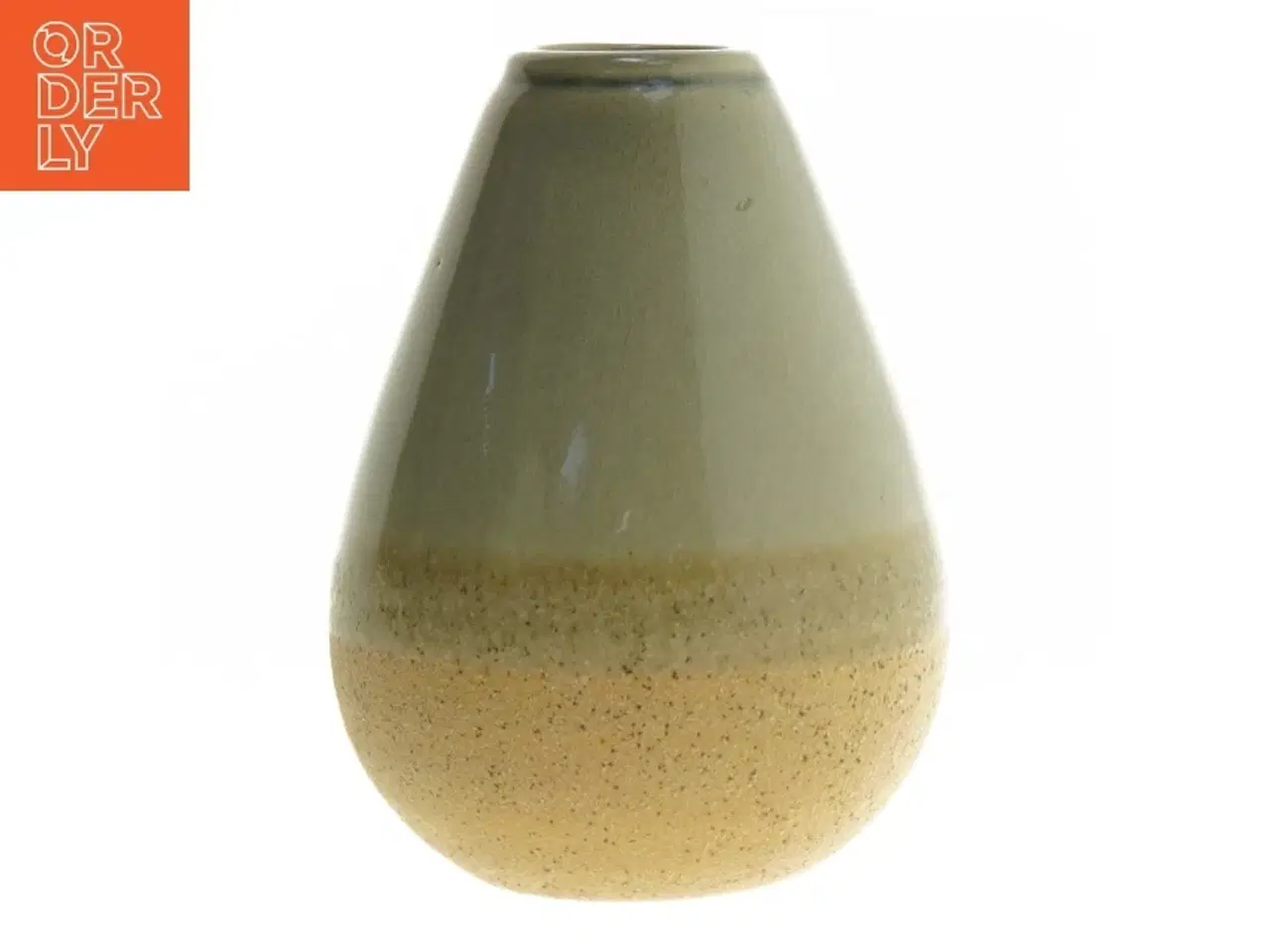 Billede 1 - Keramikvase i naturfarver (str. 17 cm)