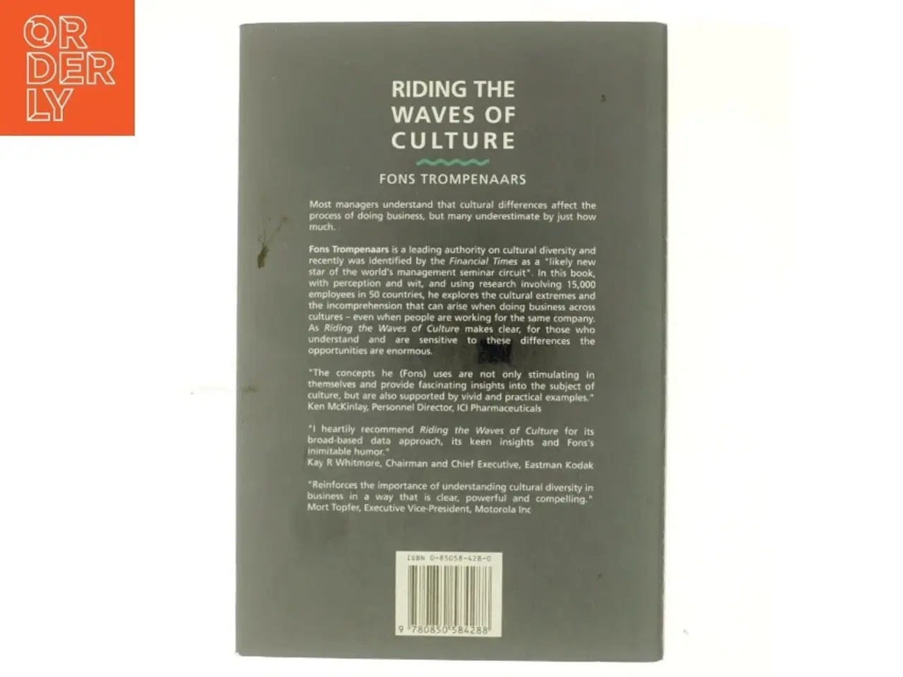 Billede 3 - Riding the waves of culture : understanding cultural diversity in business af Fons Trompenaars (Bog)