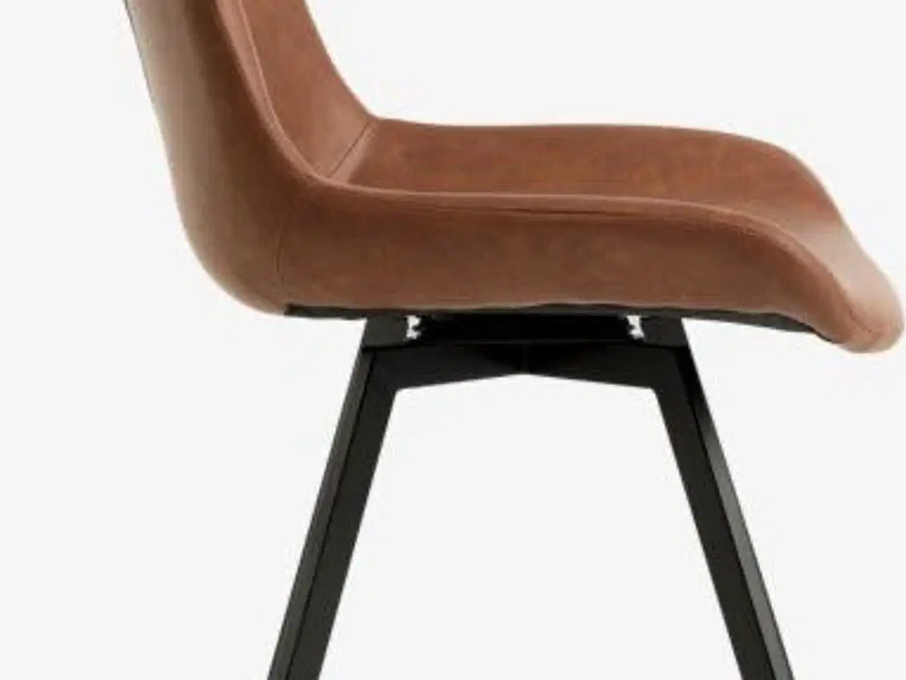 Billede 3 - 2 cognac farvede stole fra Jysk 
