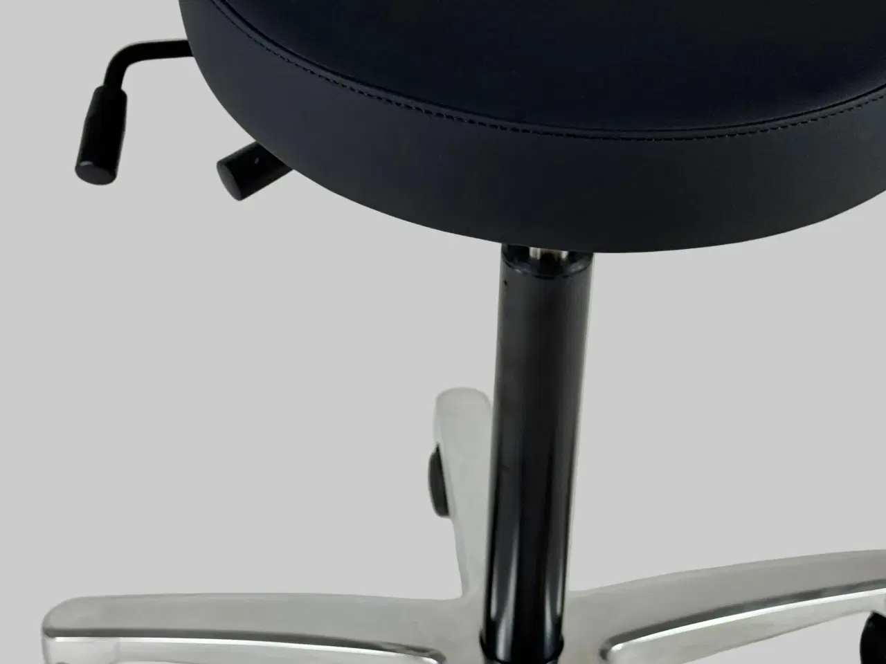 Billede 3 - RH Support 4512 Kontorstol – Sort/Krom Stel