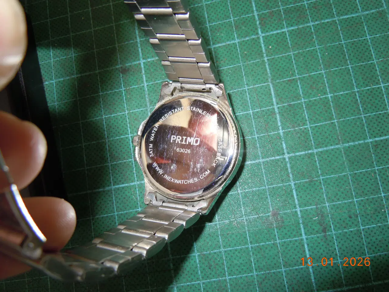 Billede 3 - Primo Armbåndsur, i rustfrit stål i org. æske.