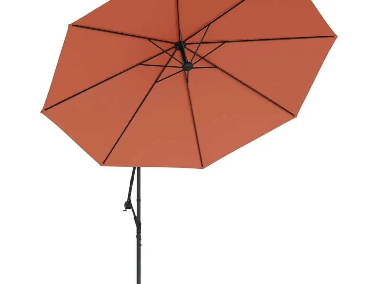 Billede 4 - Hængeparasol 350 cm aluminiumstang terrakotta