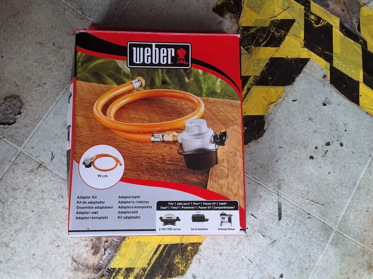 Billede 1 - Gasflaske + weber Gasregulator.