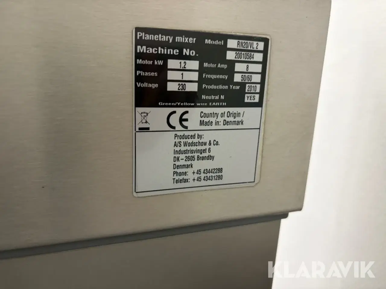 Billede 3 - Planetmikser Varimixer BEAR RN20 VL2