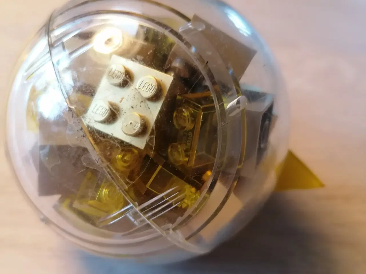 Billede 1 - Lego Julekugle med Guldklodser