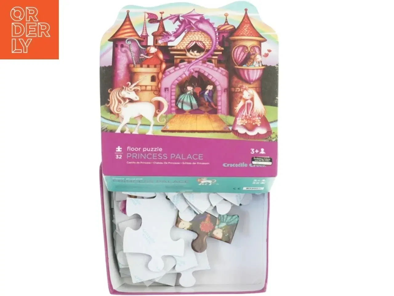 Billede 5 - Gulvpuslespil, Prinsesseslot fra Crocodile Creek (str. 50 x 66 cm)
